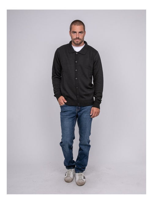 Cardigan colletto polo abbottonato LATOMIA - Kiabi