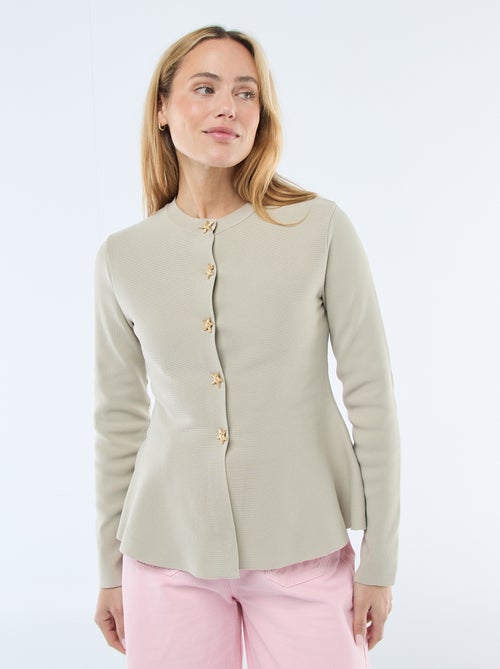 Cardigan con bottoni a forma di stella - Kiabi