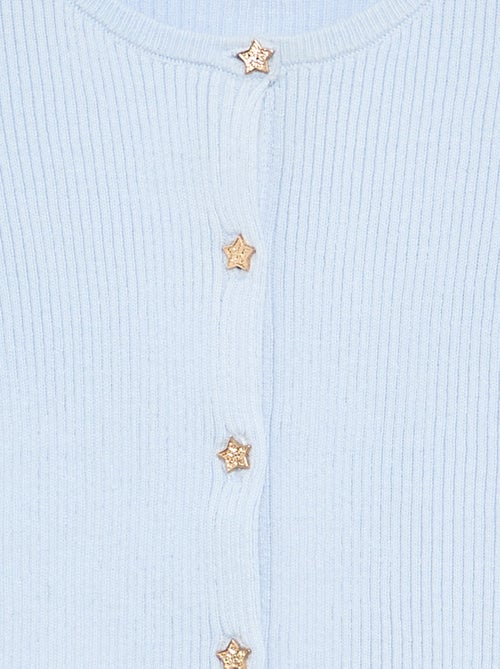 Cardigan con bottoni a forma di stella - Kiabi