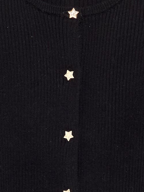 Cardigan con bottoni a forma di stella - Kiabi
