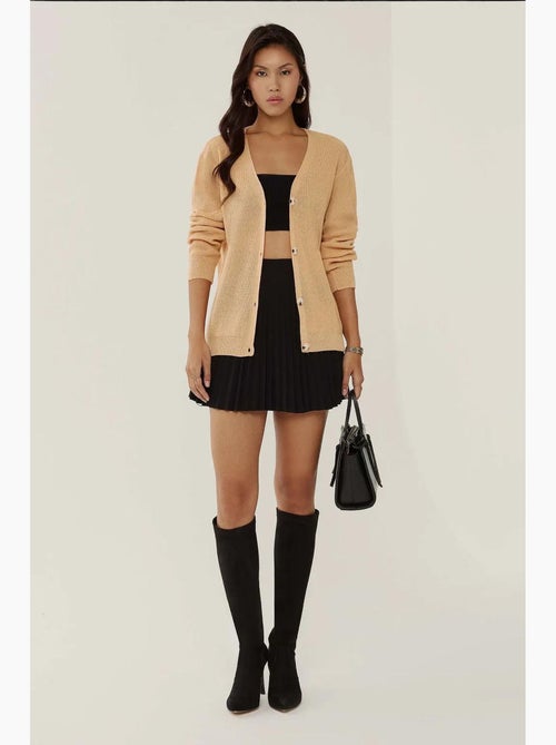 Cardigan con bottoni a scollo a v hiccup - Kiabi Cardigan con bottoni a scollo a v hiccup - Kiabi