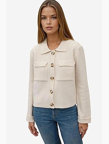 Cardigan con bottoni e tasche hiccup