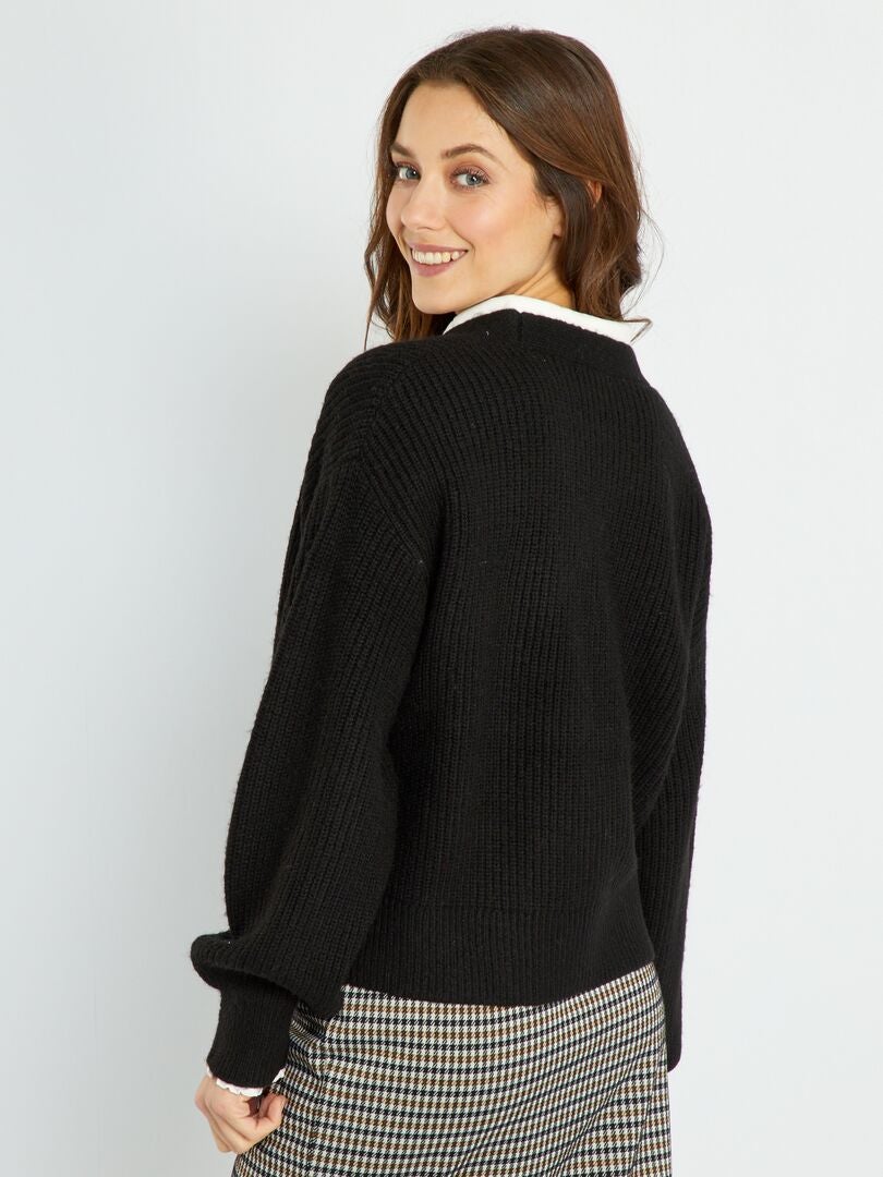 Cardigan Cashmere Donna Cardigan Cocoon Donna In Cashmere - Maglione Leggero Bottoni Oversize Cardigan Casual Scollo V - 3