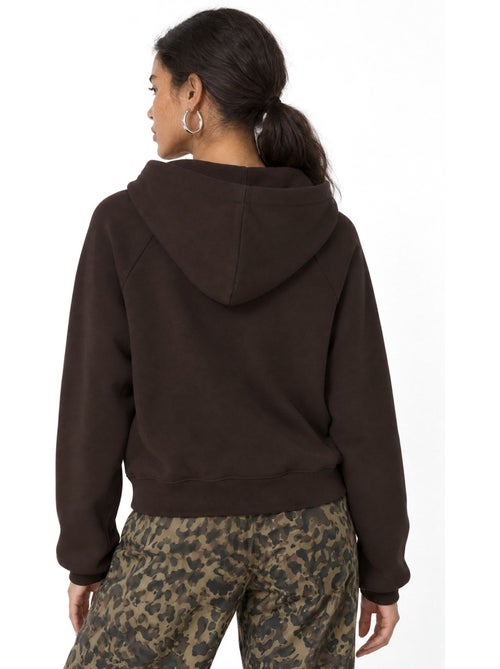 Cardigan con cappuccio e zip busem - Kiabi Cardigan con cappuccio e zip busem - Kiabi