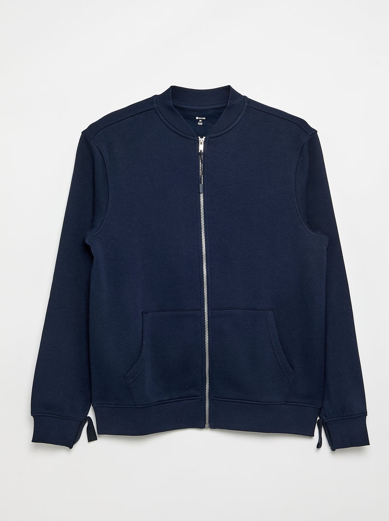 Cardigan con cerniera - facile da indossare Blu - Kiabi