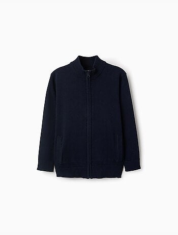 Cardigan con cerniera