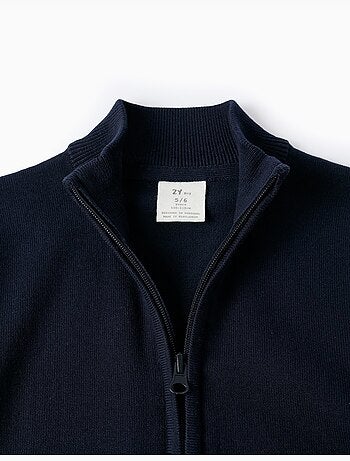 Cardigan con cerniera