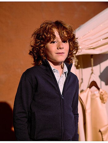 Cardigan con cerniera