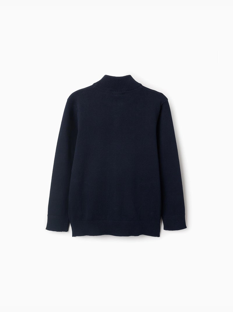 Cardigan con cerniera Blu scuro - Kiabi