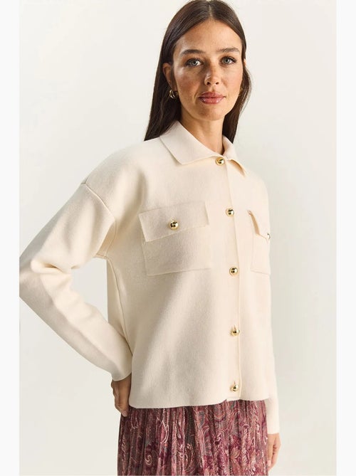 Cardigan con colletto polo lucci - Kiabi