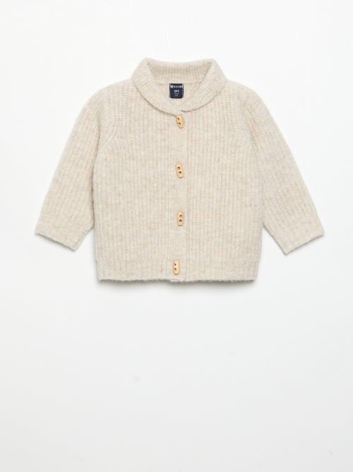 Cardigan con collo a scialle - Kiabi Cardigan con collo a scialle - Kiabi