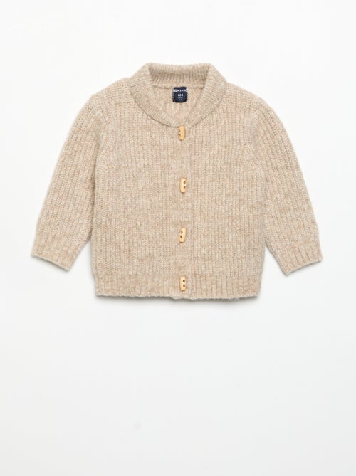 Cardigan con collo a scialle - Kiabi Cardigan con collo a scialle - Kiabi