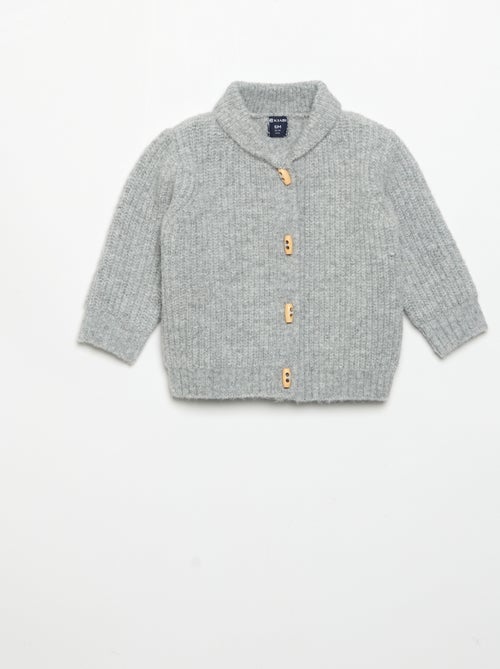 Cardigan con collo a scialle - Kiabi Cardigan con collo a scialle - Kiabi