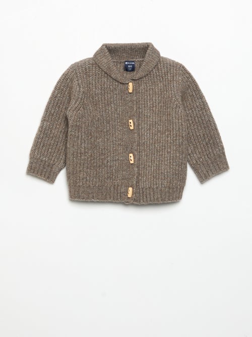 Cardigan con collo a scialle - Kiabi Cardigan con collo a scialle - Kiabi