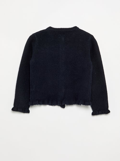 Cardigan con finiture arricciate - Kiabi