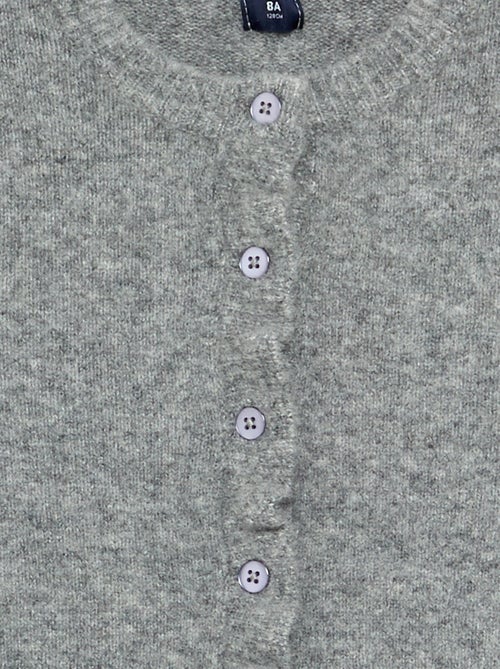 Cardigan con finiture arricciate - Kiabi