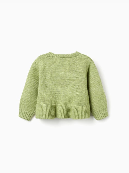 Cardigan con fiori ricamati - Kiabi