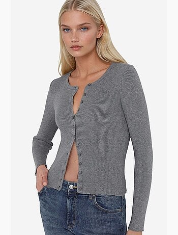 Cardigan con maniche lunghe e bottoni hiccup