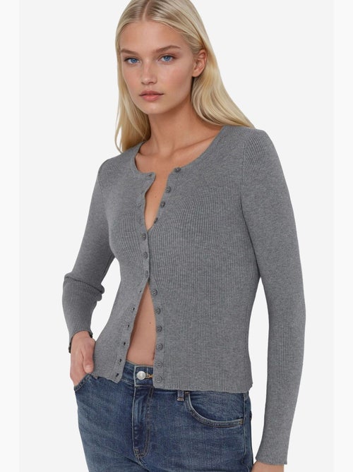 Cardigan con maniche lunghe e bottoni hiccup - Kiabi Cardigan con maniche lunghe e bottoni hiccup - Kiabi