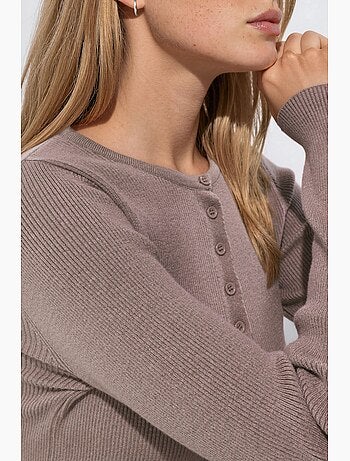 Cardigan con maniche lunghe e bottoni hiccup