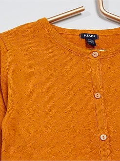 Cardigan con plumetis - Kiabi