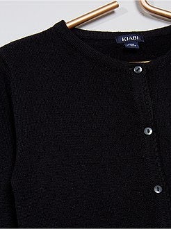 Cardigan con plumetis - Kiabi
