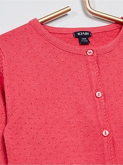 Cardigan con plumetis - Kiabi