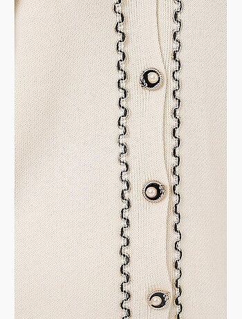 Cardigan con scollo a v e set di pantaloni a gamba ampia bdart