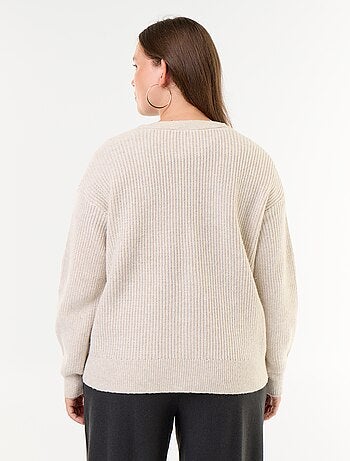 Cardigan con scollo a V