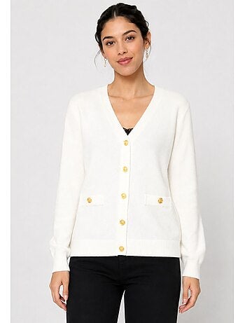 Cardigan con scollo a V Kebello