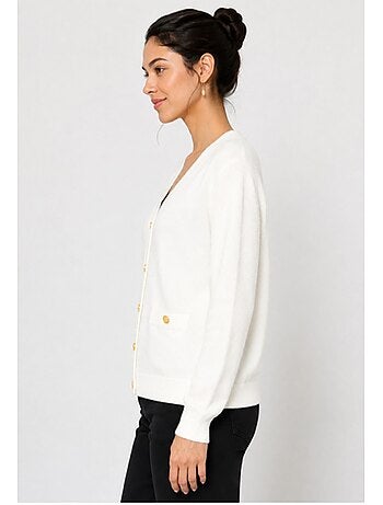 Cardigan con scollo a V Kebello