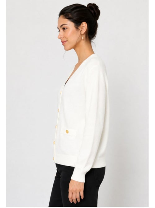 Cardigan con scollo a V Kebello - Kiabi Cardigan con scollo a V Kebello - Kiabi