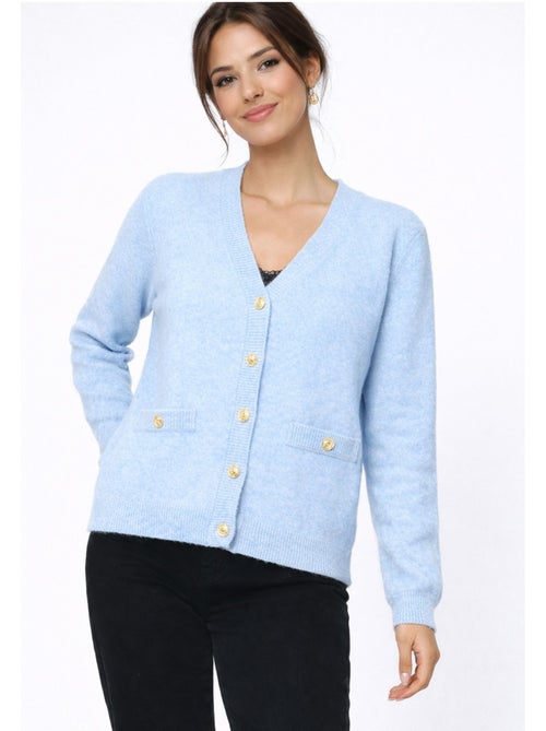 Cardigan con scollo a V Kebello - Kiabi