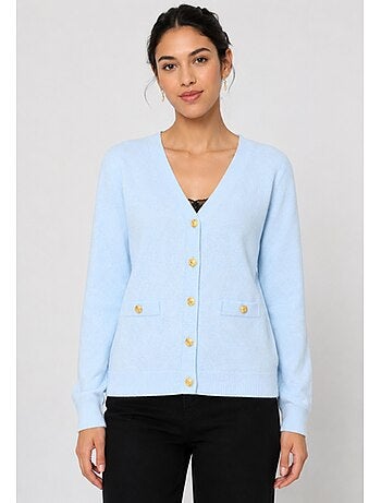 Cardigan con scollo a v kebello
