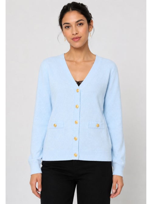 Cardigan con scollo a V Kebello - Kiabi Cardigan con scollo a V Kebello - Kiabi