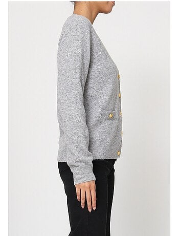 Cardigan con scollo a V Kebello