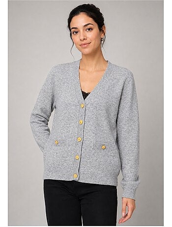 Cardigan con scollo a V Kebello