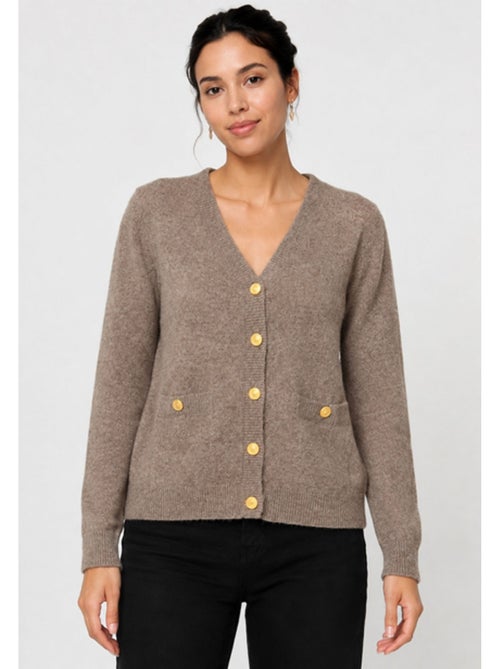 Cardigan con scollo a V Kebello - Kiabi Cardigan con scollo a V Kebello - Kiabi
