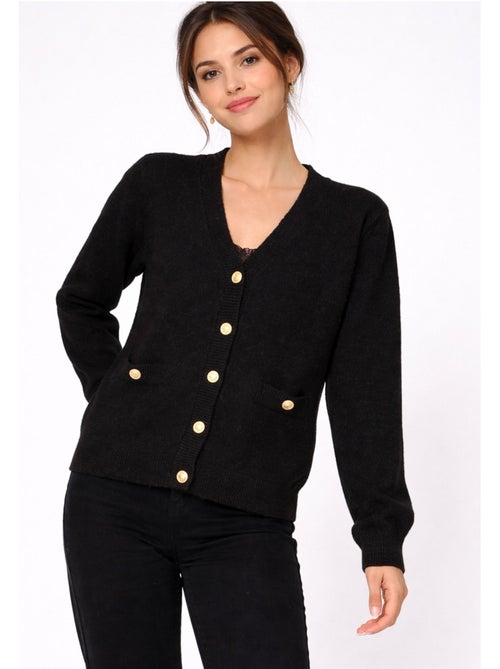 Cardigan con scollo a V Kebello - Kiabi