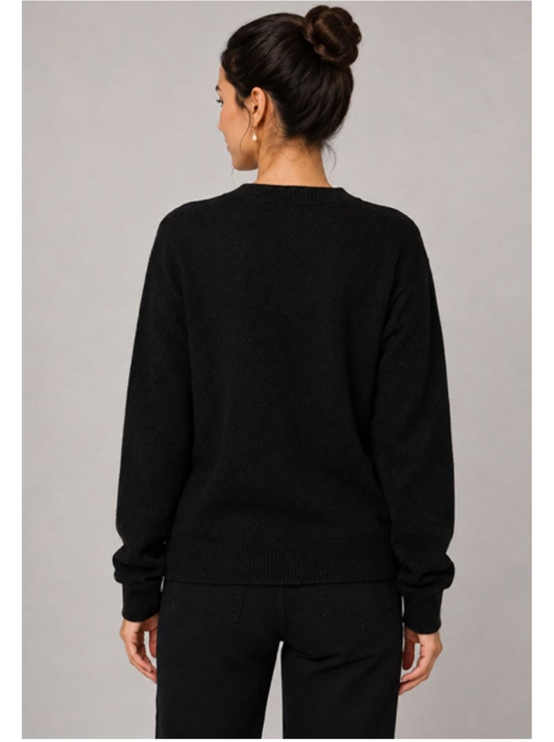 Cardigan con scollo a V Kebello Nero Nero - Kiabi