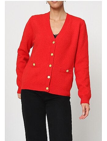 Cardigan con scollo a V Kebello