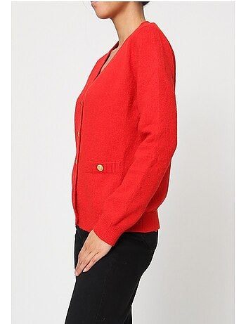 Cardigan con scollo a V Kebello