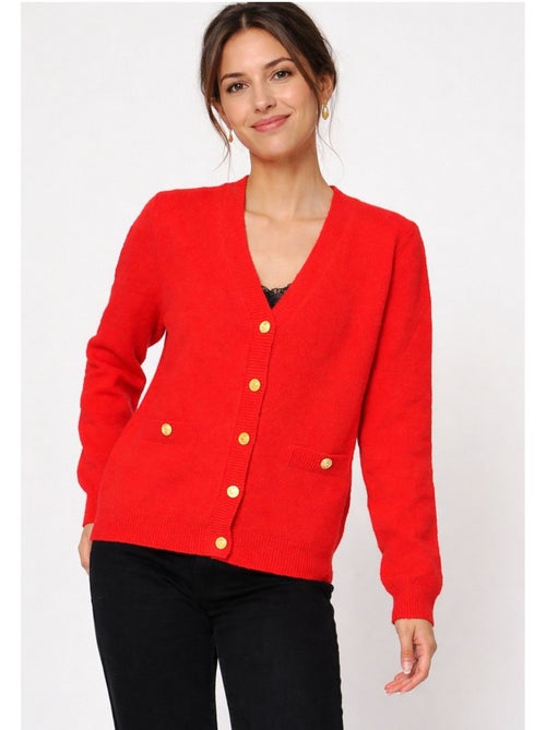 Cardigan con scollo a V Kebello - Kiabi