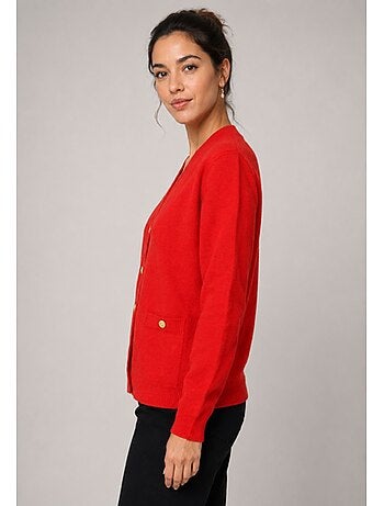 Cardigan con scollo a V Kebello