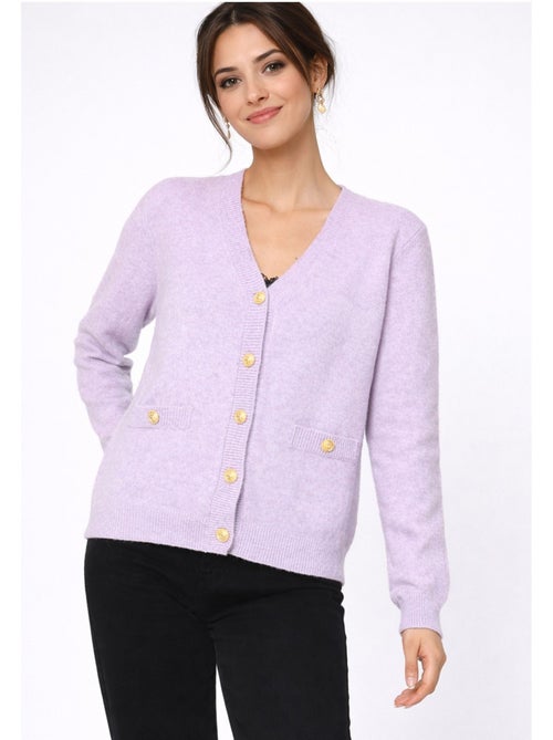 Cardigan con scollo a V Kebello - Kiabi