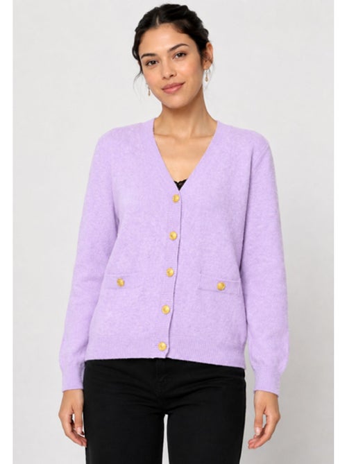Cardigan con scollo a V Kebello - Kiabi Cardigan con scollo a V Kebello - Kiabi