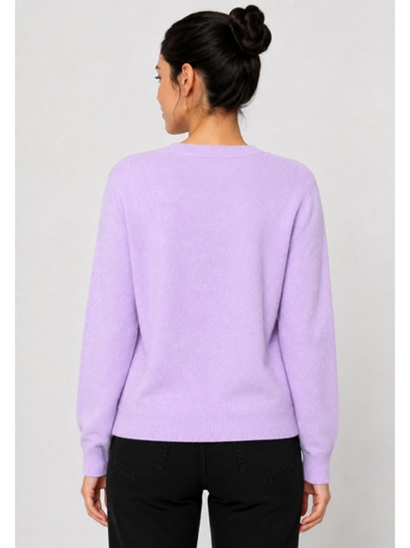 Cardigan con scollo a V Kebello Viola - Kiabi