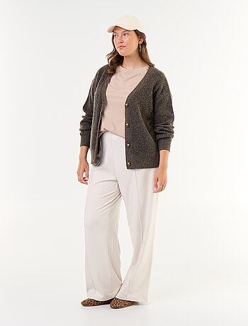 Cardigan con scollo a V