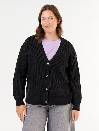 Cardigan con scollo a V