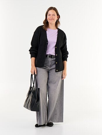 Cardigan con scollo a V